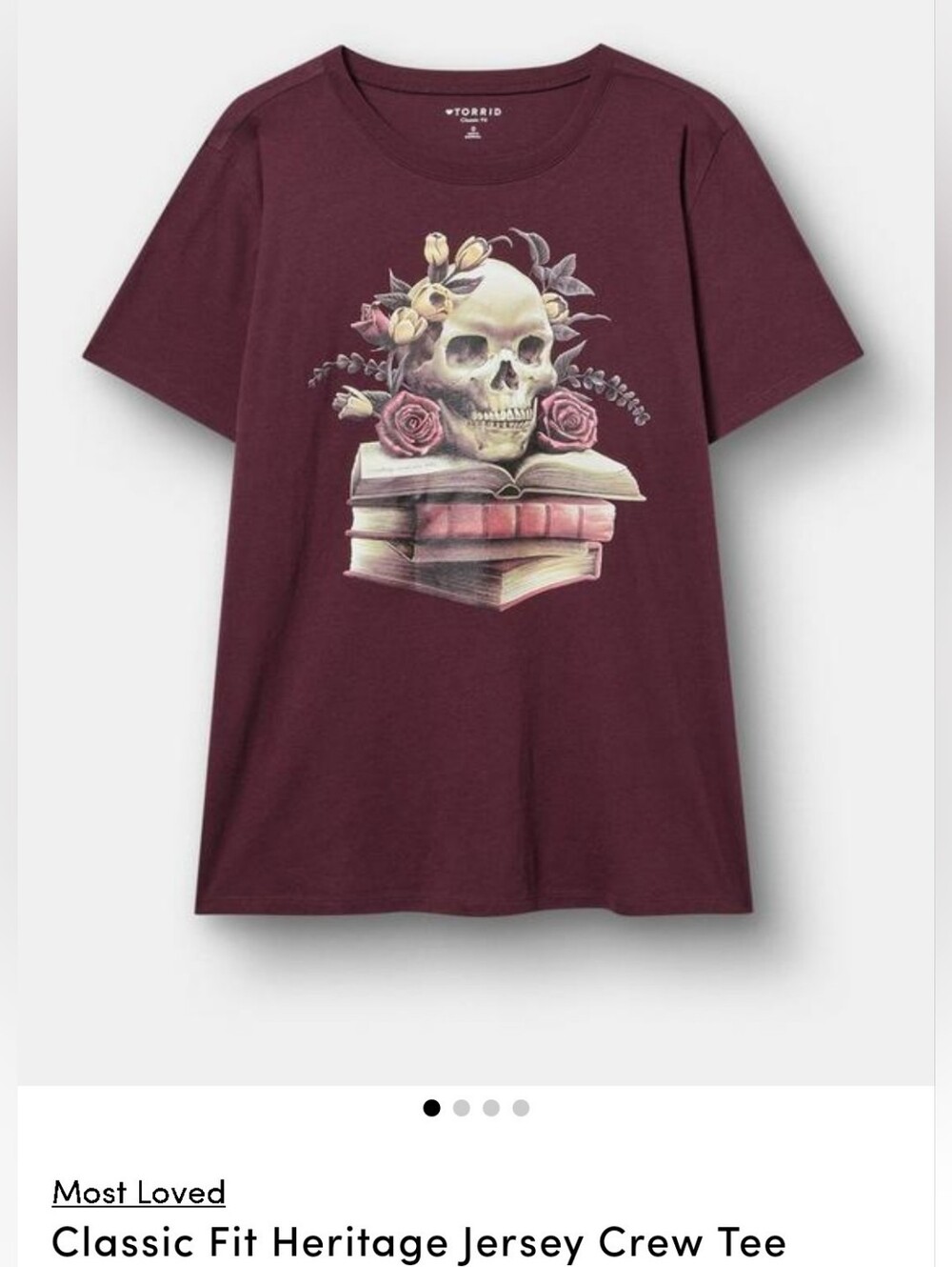 Maroon Graphic Tee